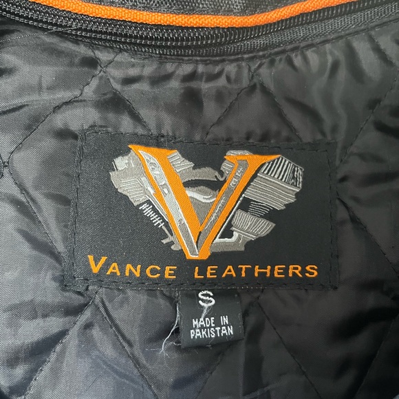 Vance Leathers Textile Fabric Fitted Moto Jacket with Removable Quilted Liner - Picture 13 of 13